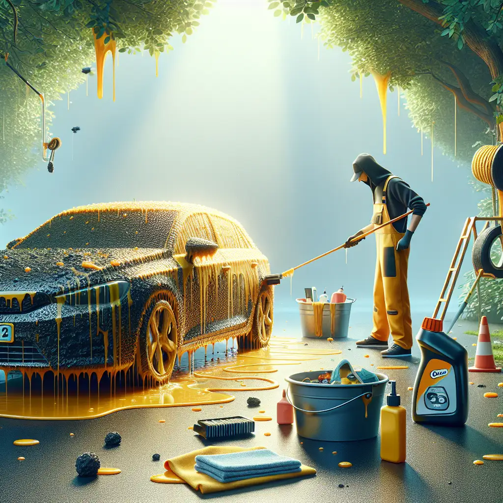 Dealing with Sap and Tar: Removing Tough Exterior Contaminants Safely